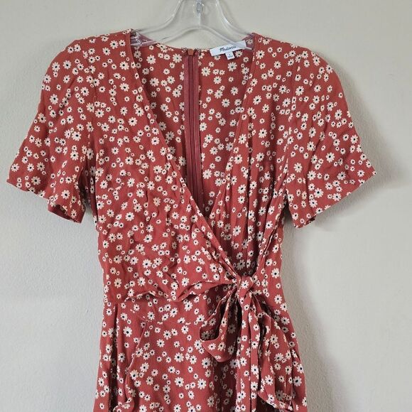 Madewell  Daysi Wrap Front Romper Size 2 Floral Print - Picture 7 of 11
